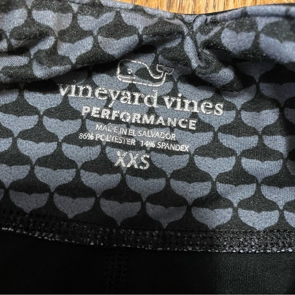 Vineyard Vines Performance Ankle Crop Side Whale Tail Leggings Size XXS - Picture 7 of 7